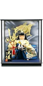 Amazon | 【五月人形】吉徳大光作 子供大将「兜曳」武者人形
